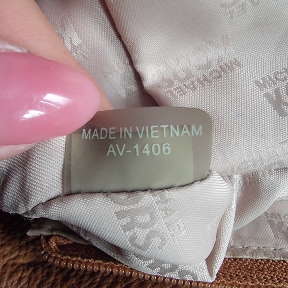 Michael Kors Joplin Satchel in Tan & Brown Leather with Gold-tone Hardware - Picture 15 of 16